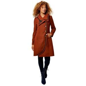 Unique ModCloth Vintage Joe Brown "Return to Refinement" Coat Jacket 10 / 12 M L